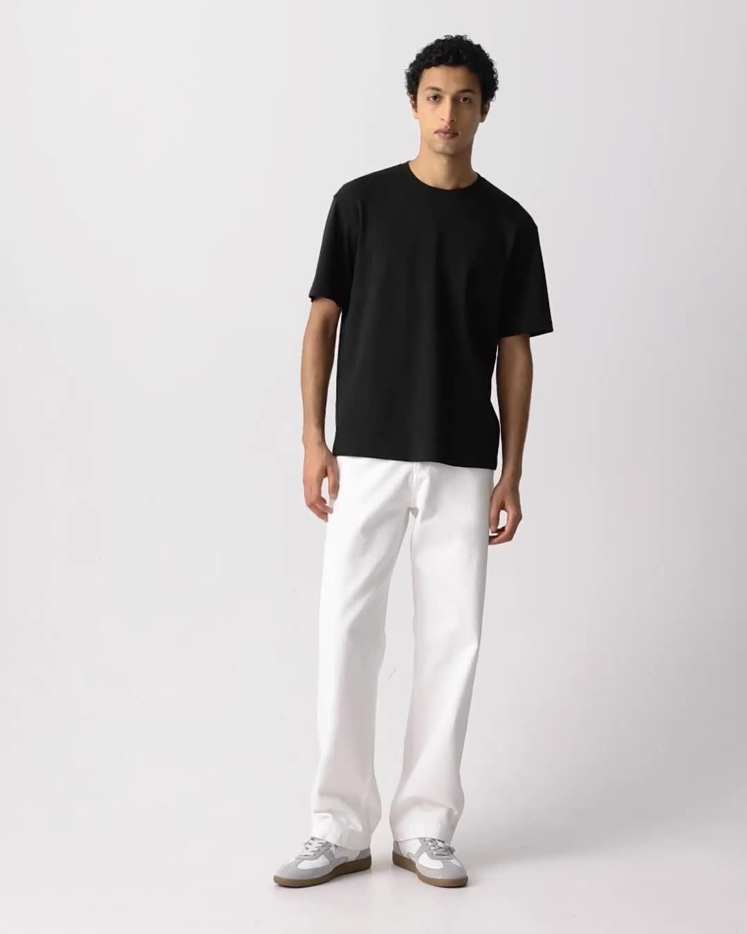 Relaxed Tee in Cotton Jersey