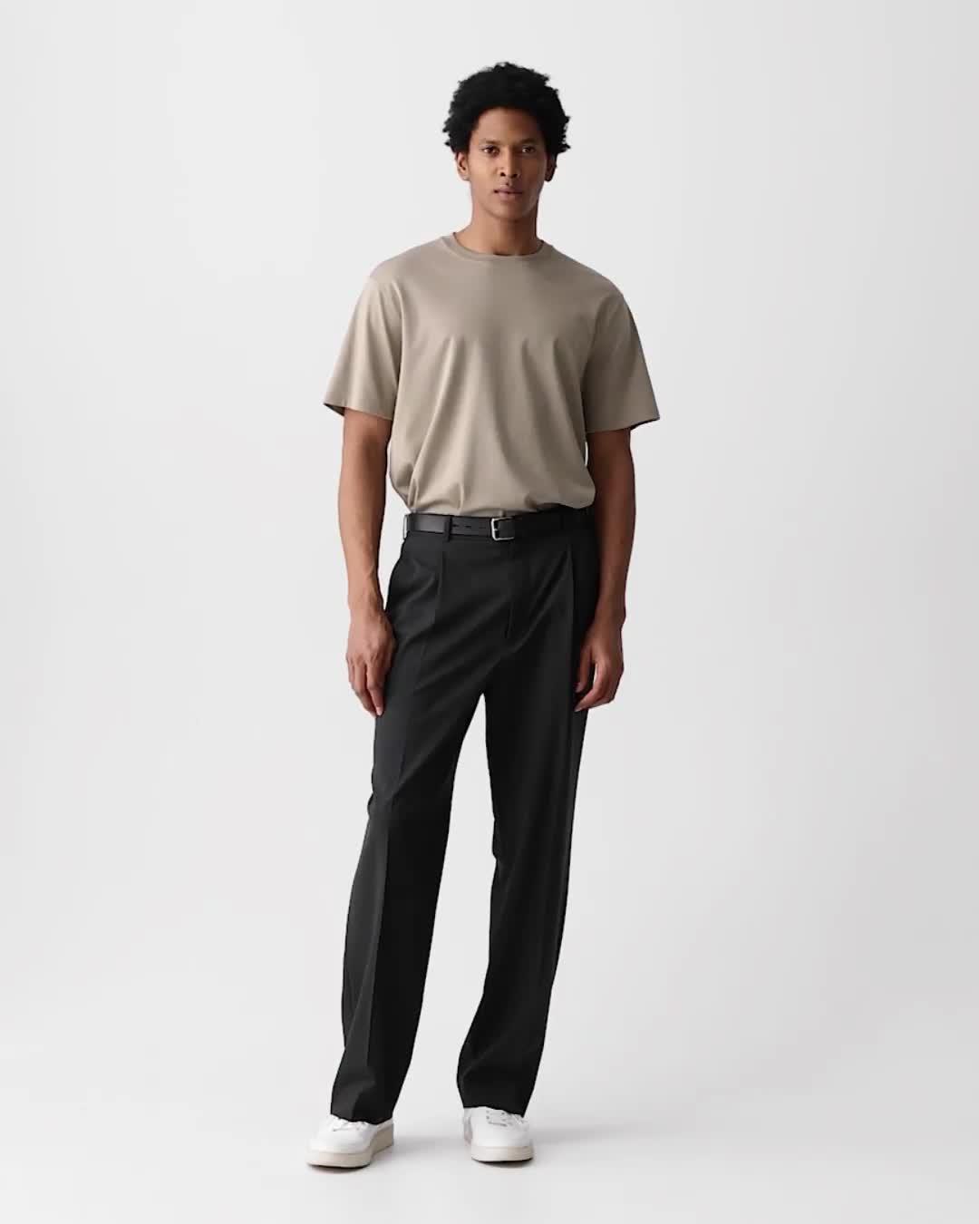 Cotton Jersey Relaxed Tee | Theory