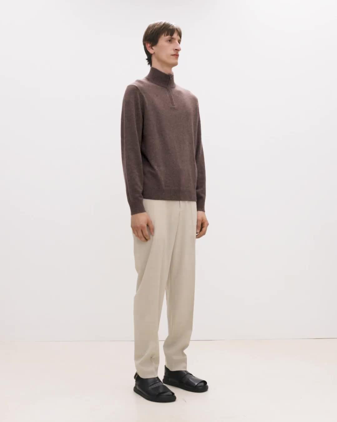 Hilles Quarter-Zip Sweater in Cashmere
