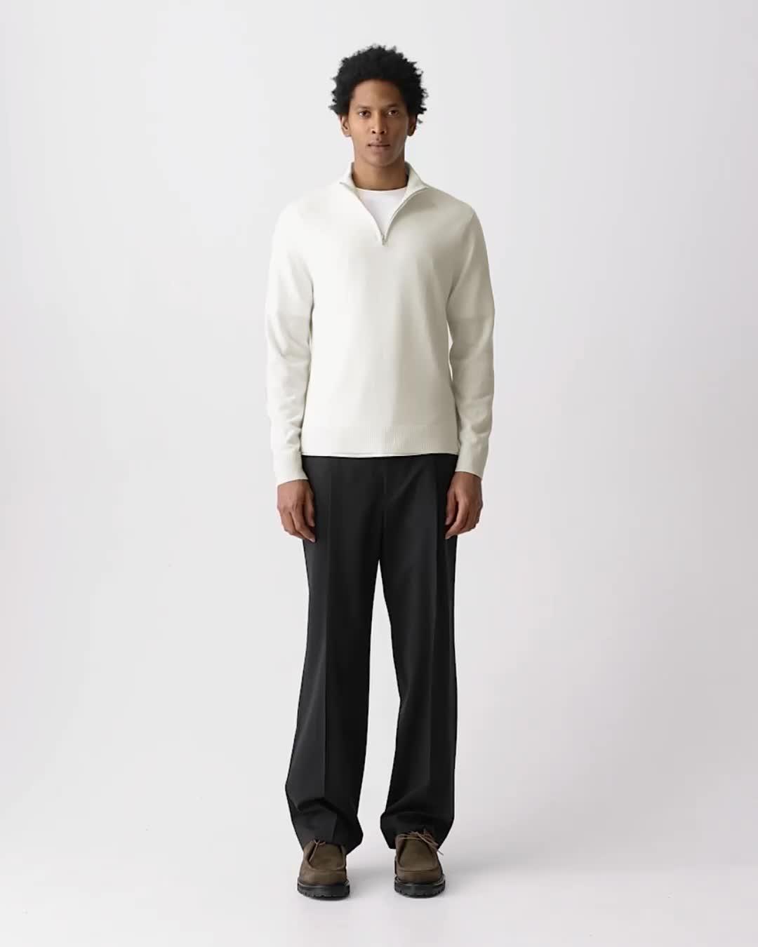 Hilles Quarter-Zip Sweater in Cashmere