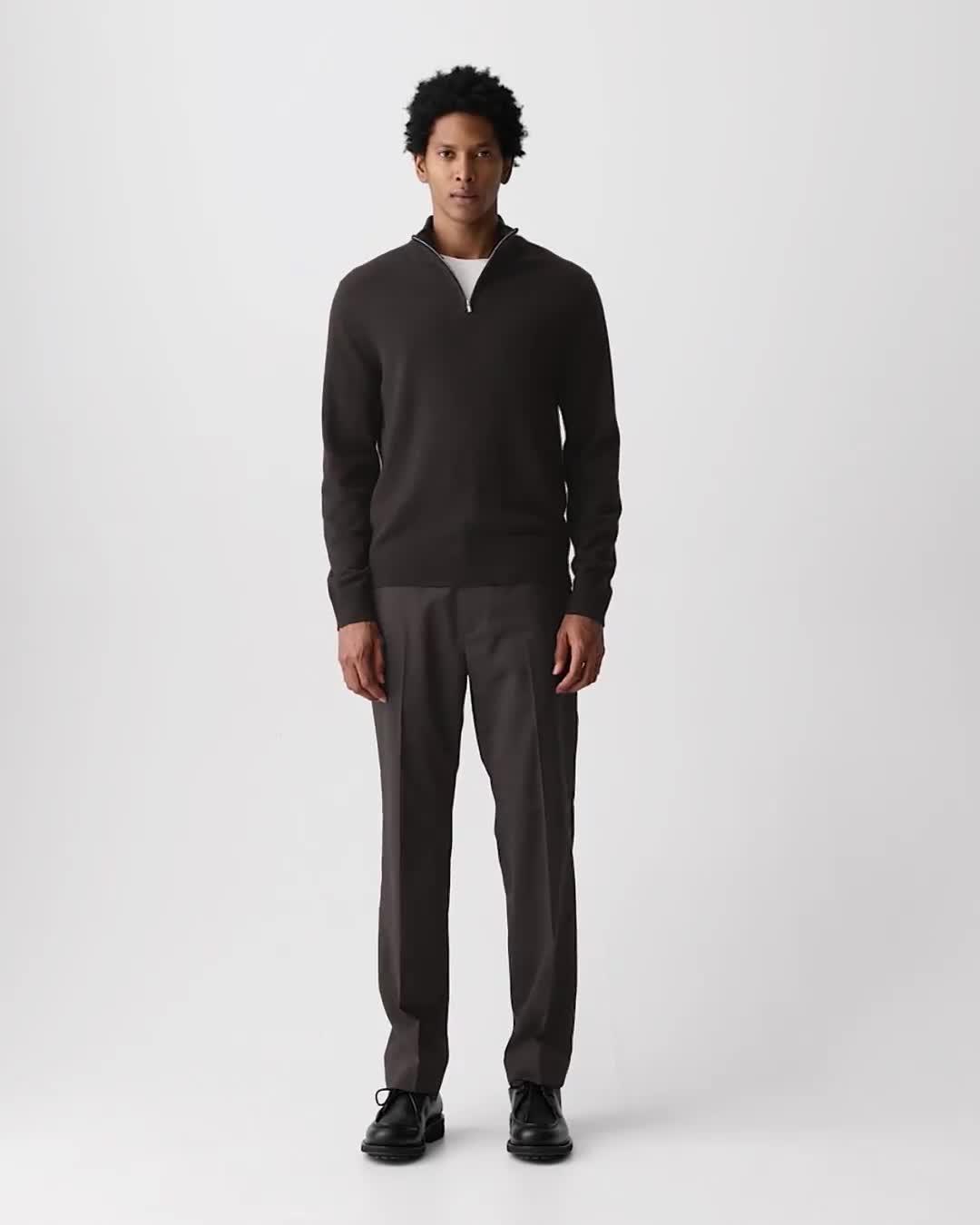 Hilles Quarter-Zip Sweater in Cashmere