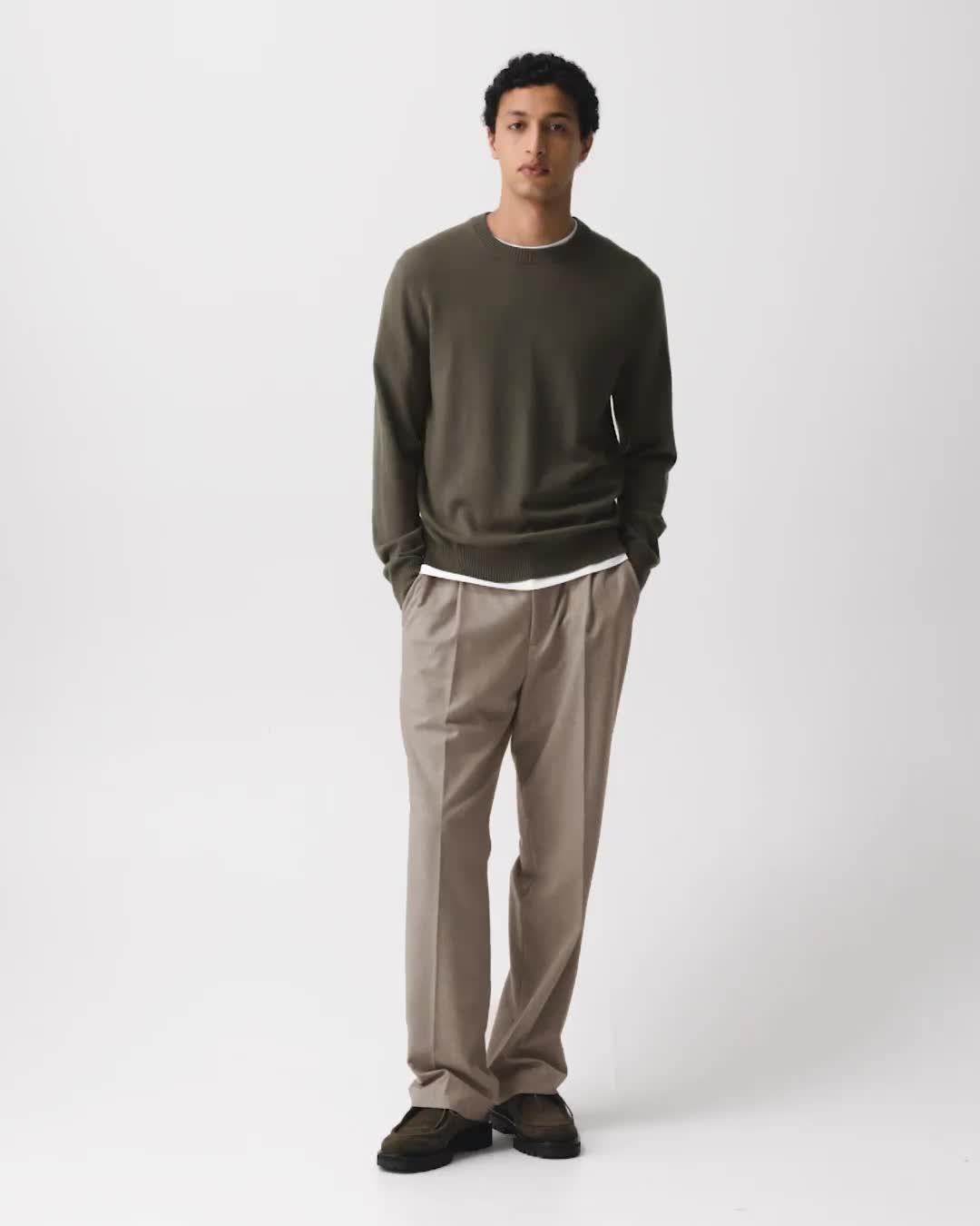 Hilles Crewneck Sweater in Cashmere