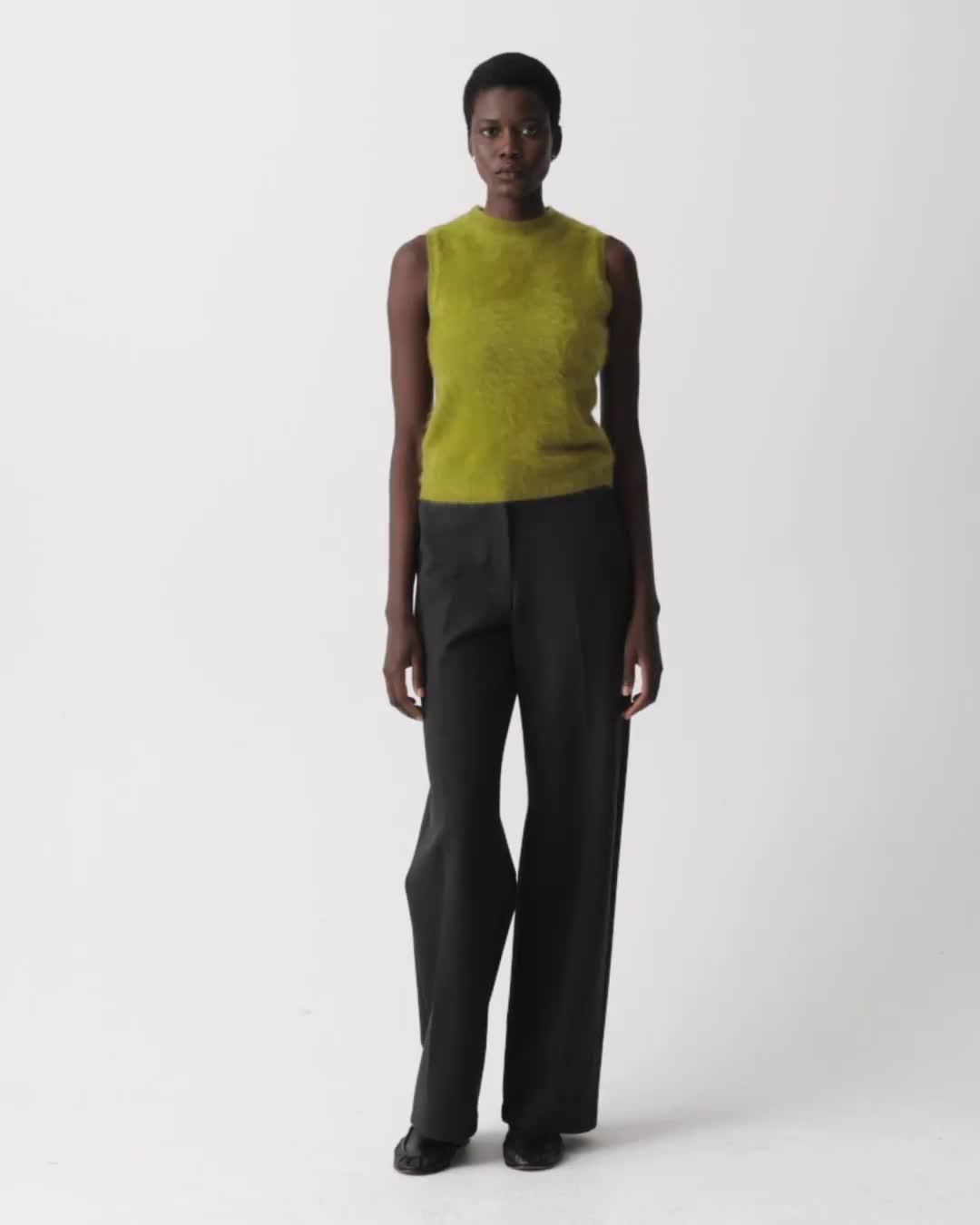 Classic Straight Trousers in Smooth Ponte