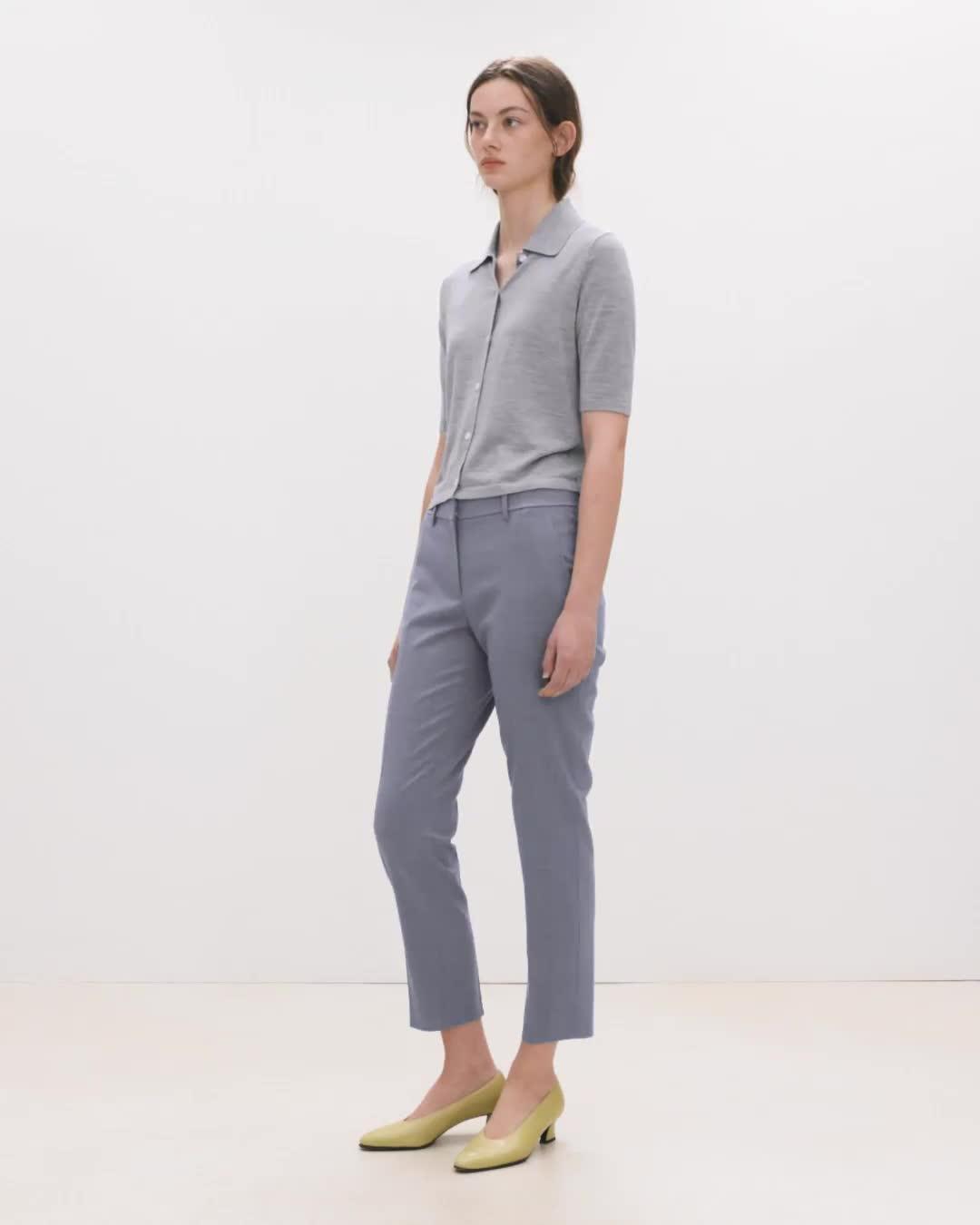 Treeca Pant in Wool Gabardine