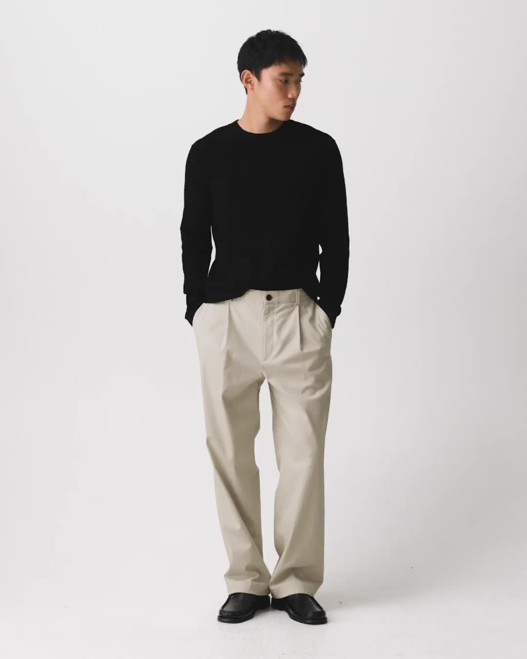 Riland Crewneck Sweater in Light Bilen