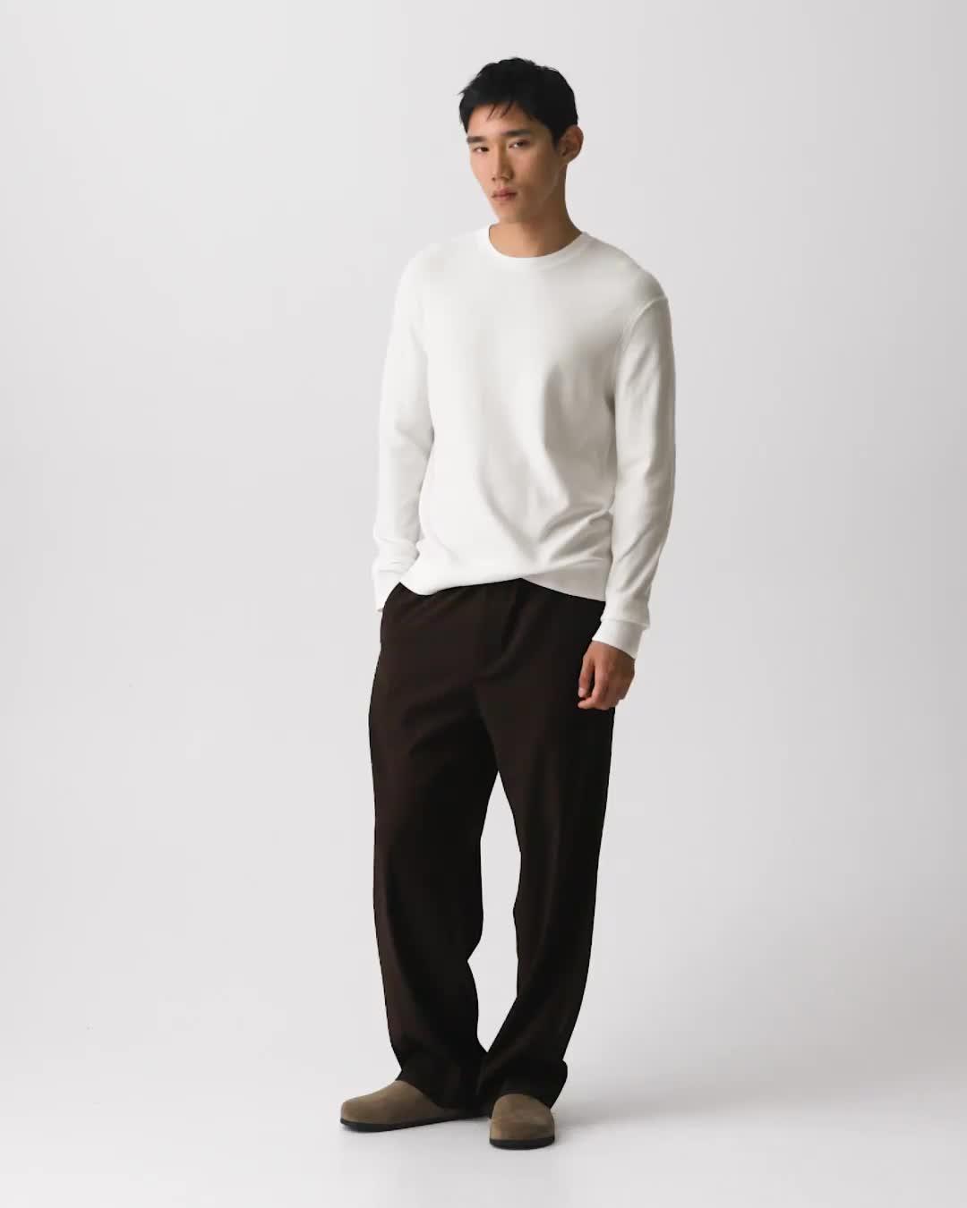 Riland Crewneck Sweater in Light Bilen