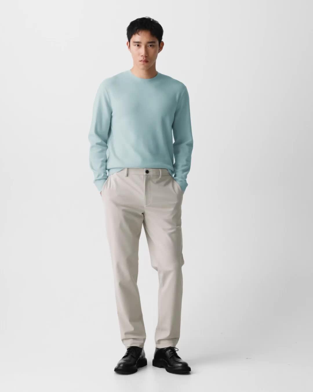 Riland Crewneck Sweater in Light Bilen