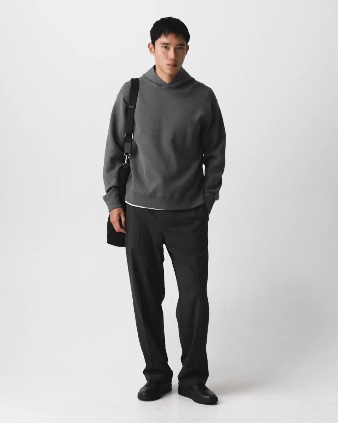 Relaxed Hoodie in Light Bilen