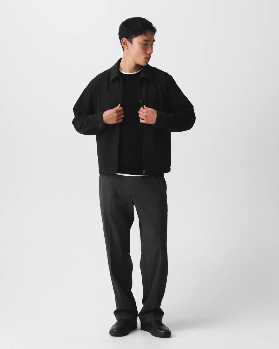Blouson Jacket in Precision Ponte