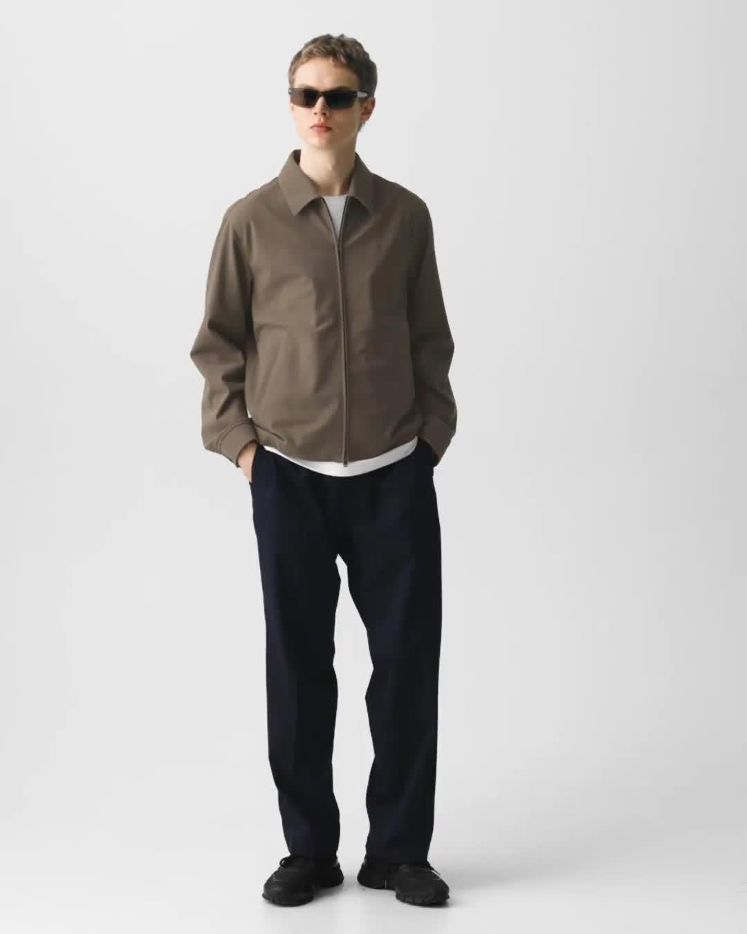 Blouson Jacket in Precision Ponte