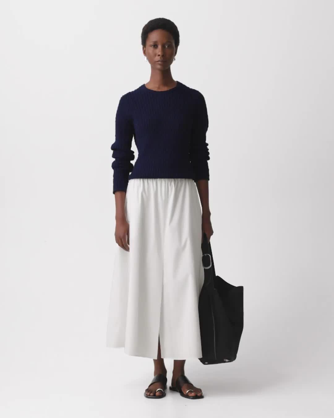 Textured Sweater in Orchard Cotton