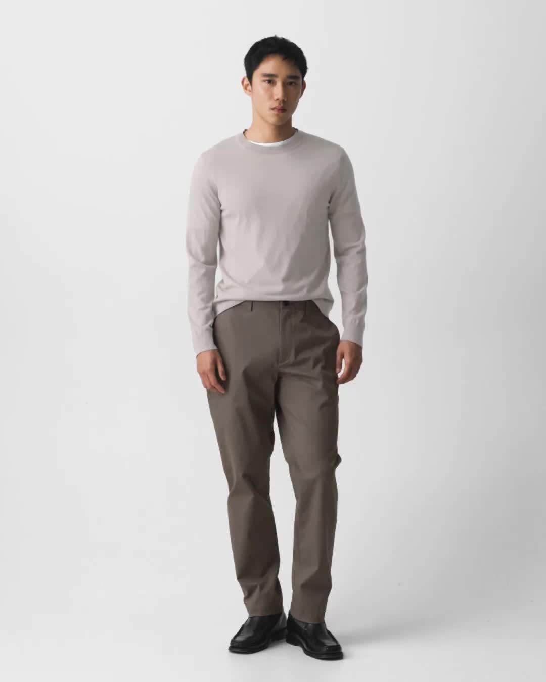 Zaine Trousers in Moonsoft Cotton