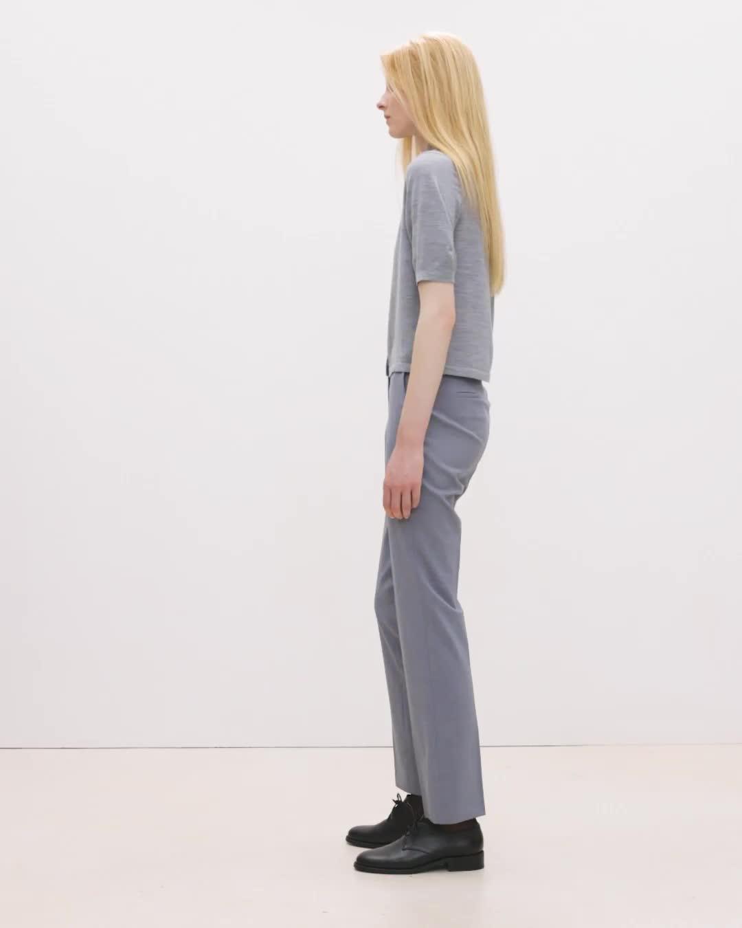 Marcee Pant in Wool Gabardine