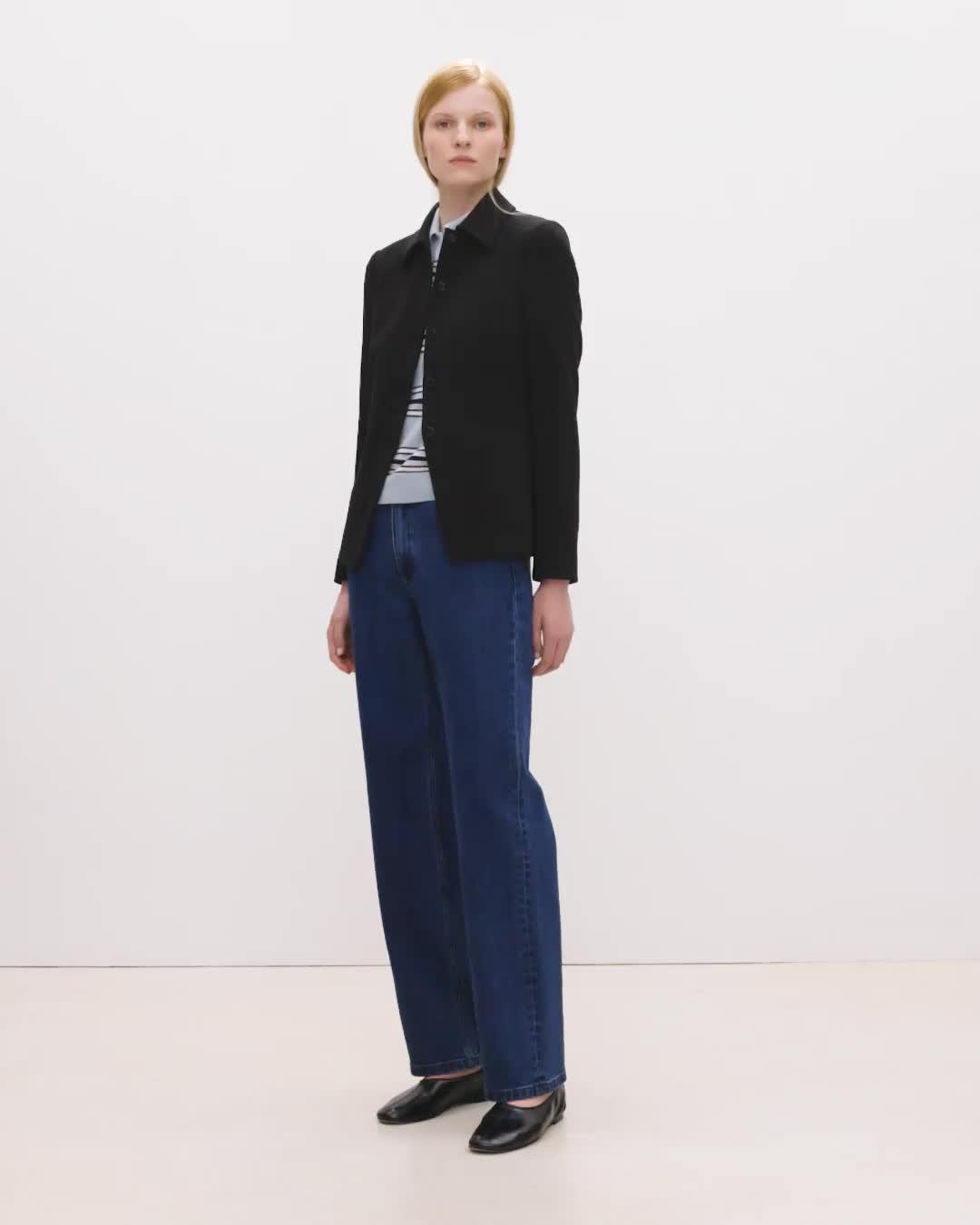 Cutaway Jacket in Admiral Crepe