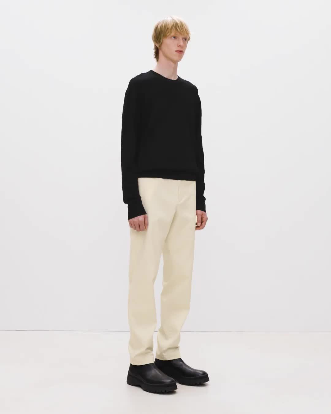 Riland Crewneck Sweater in Light Bilen