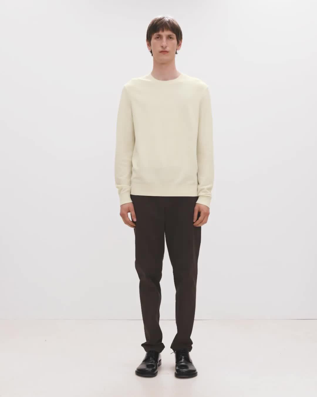 Riland Crewneck Sweater in Light Bilen