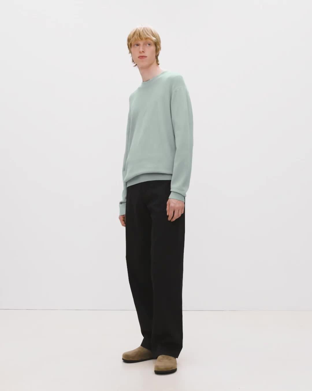 Riland Crewneck Sweater in Light Bilen