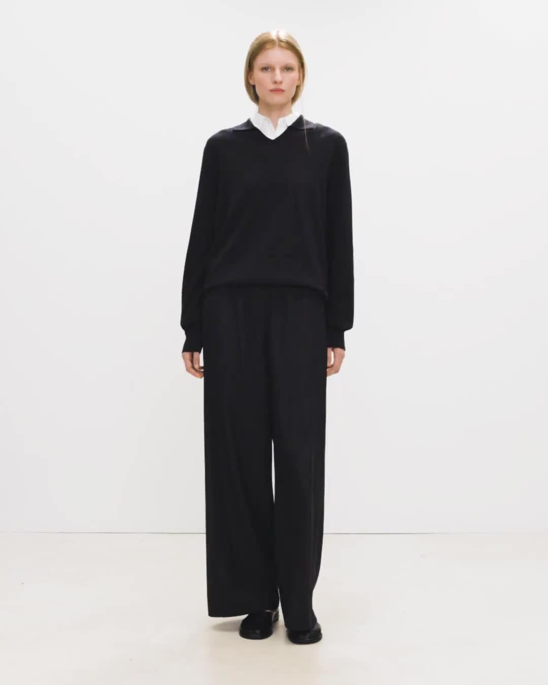 Relaxed Pull-On Pant in Sleek Flannel