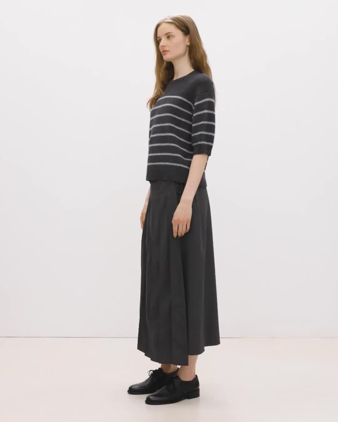 Striped Tee in Cashmere