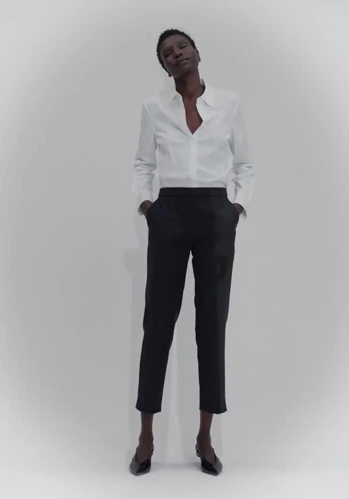 パンツ THEORY Woman Pants Ivory O1109202 Y0C Theory Official Site | Contemporary Clothing for Women and Men